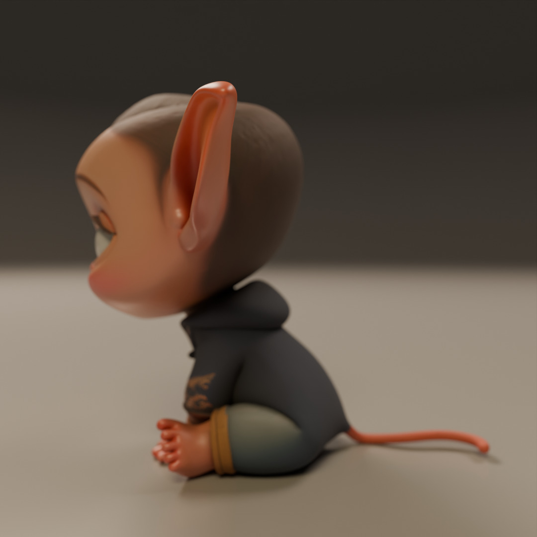 baby elf 3D print model_2