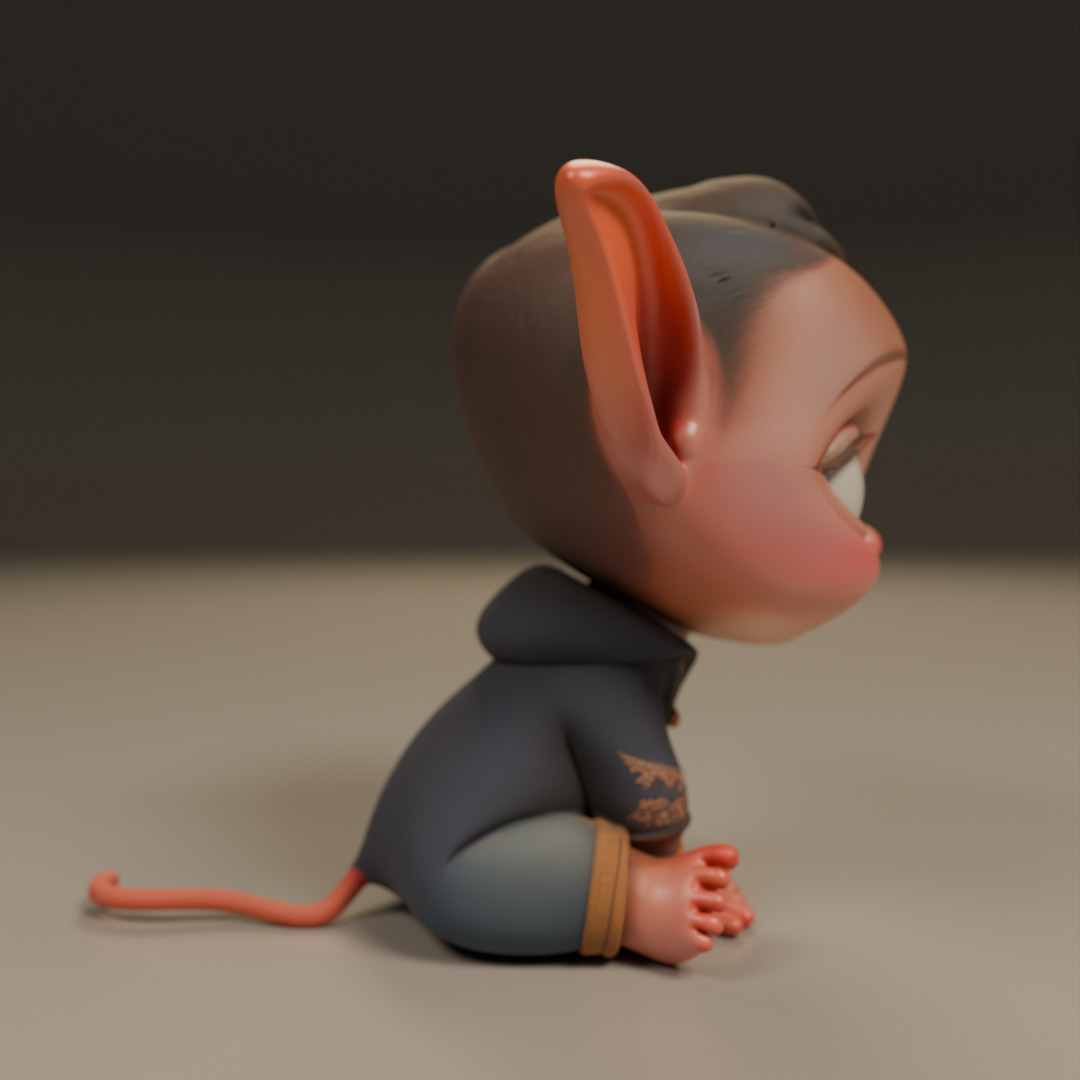baby elf 3D print model_1