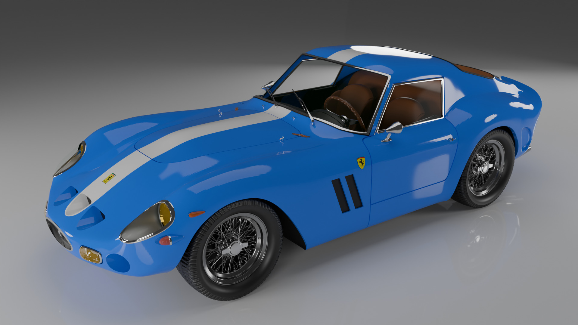 FERRARI 250 GTO 3D model_2