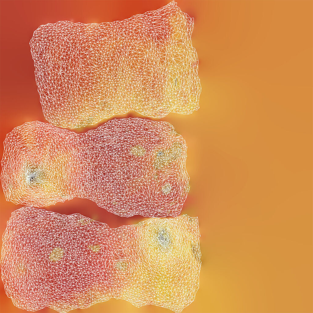 Red Apple Low-poly 3D model_7