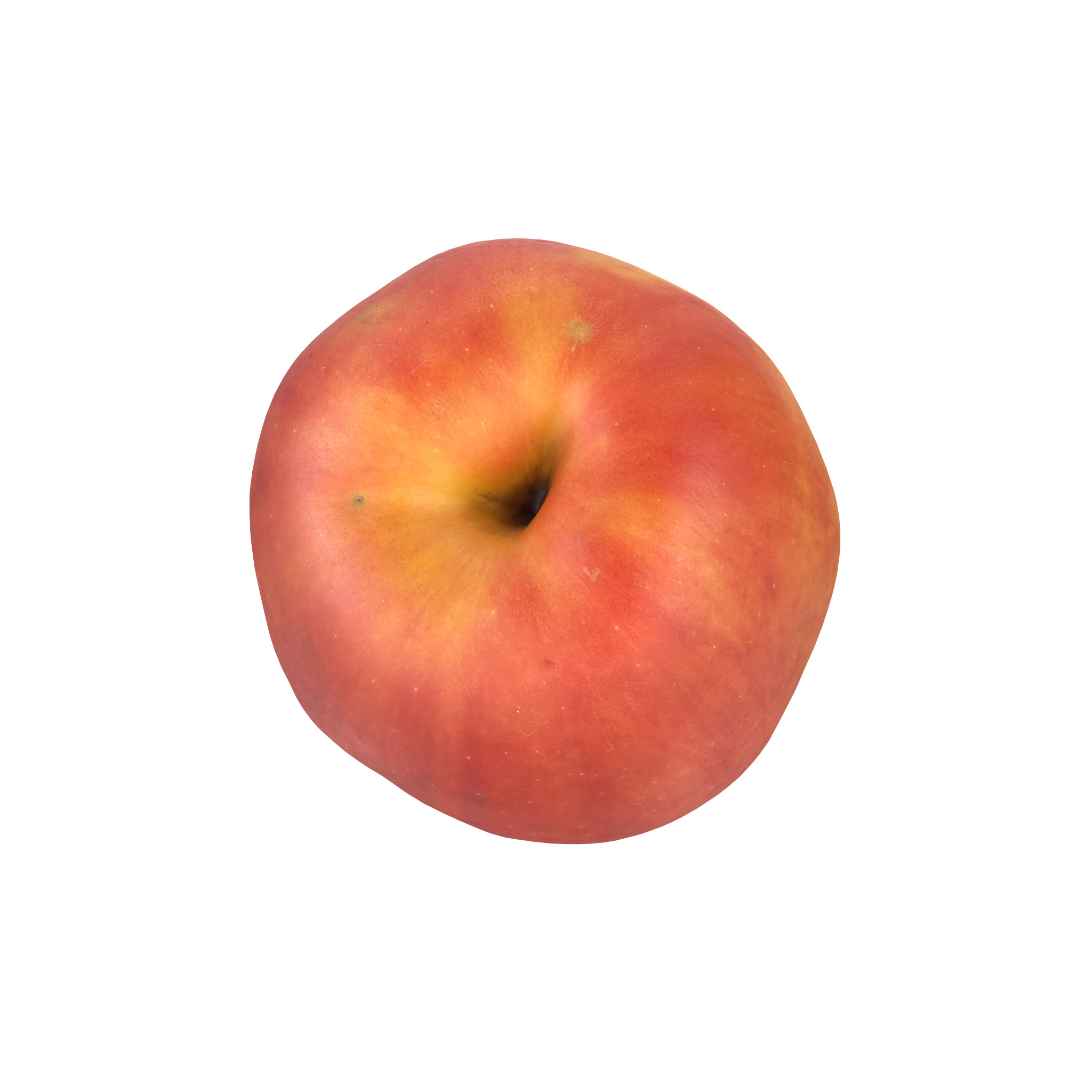 Red Apple Low-poly 3D model_2