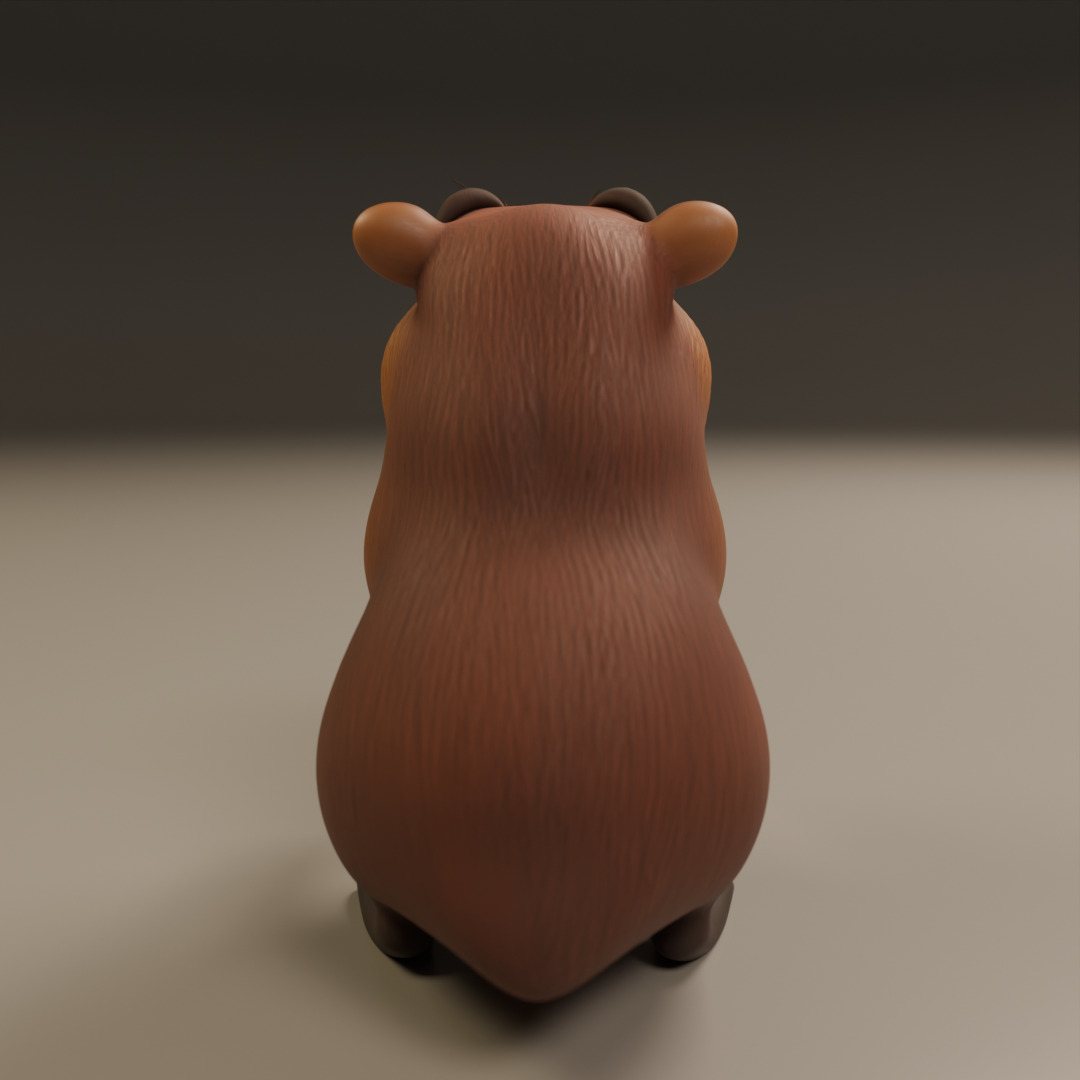 capybara 3D print model_3