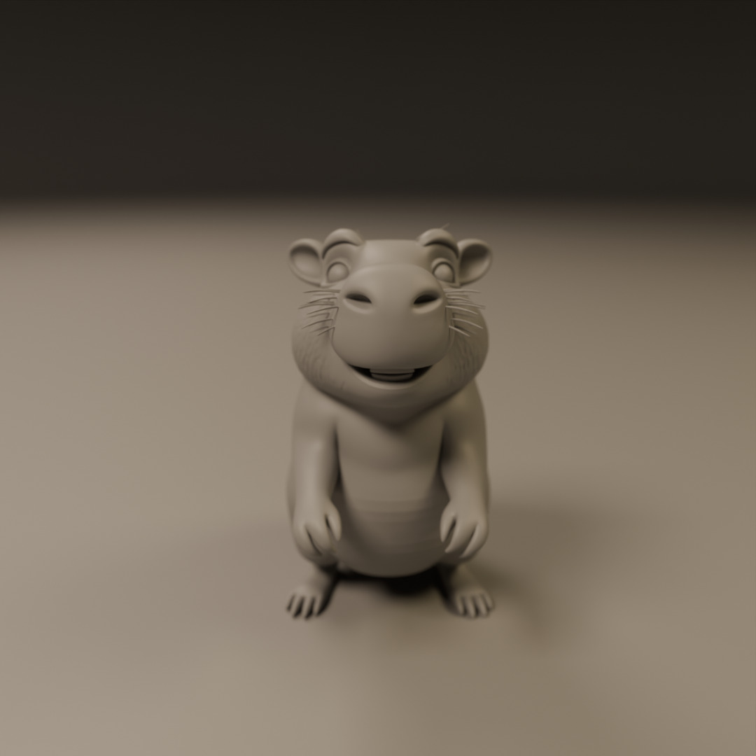 capybara 3D print model_18