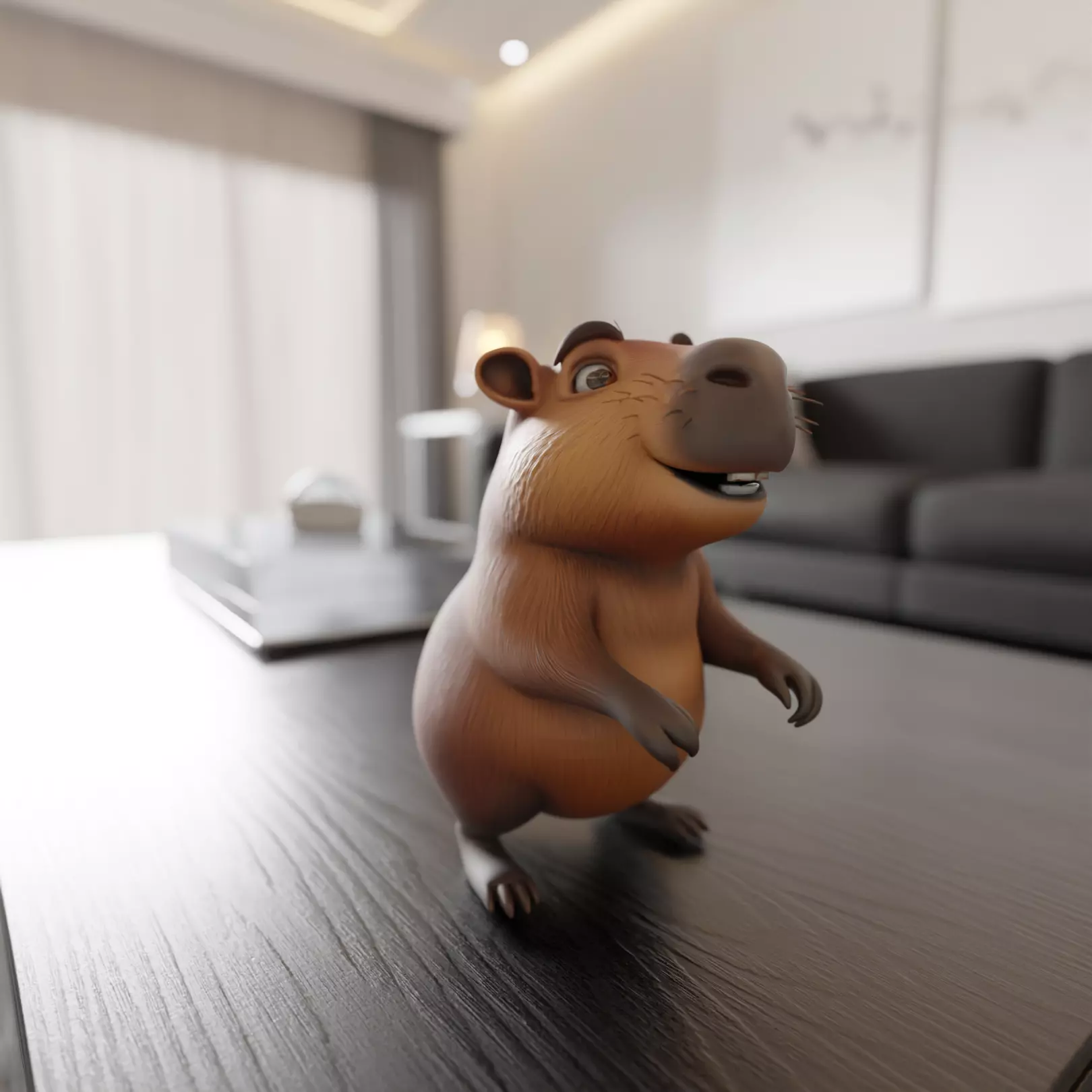 capybara 3D print model_0