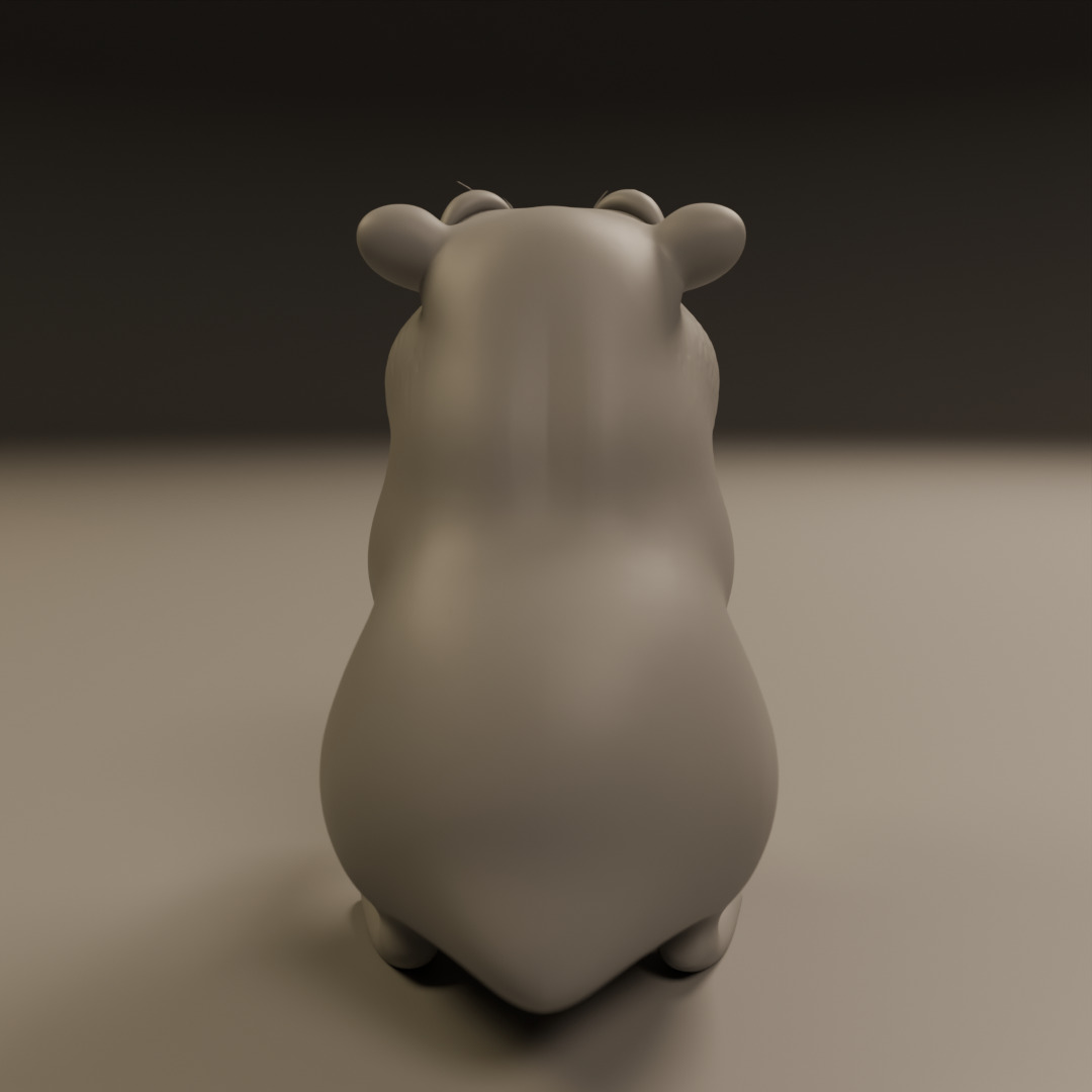 capybara 3D print model_12