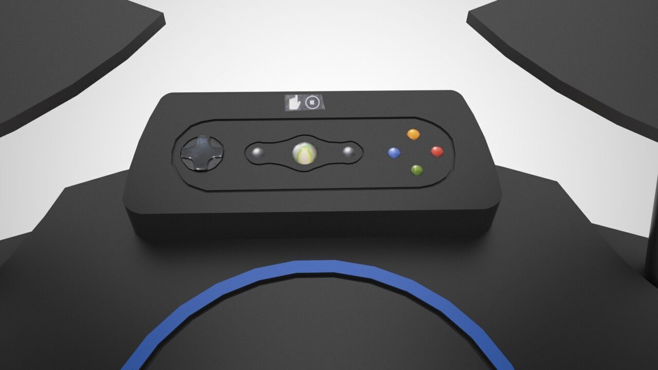 Rockband Drum - Xbox 360 game 3D model_3