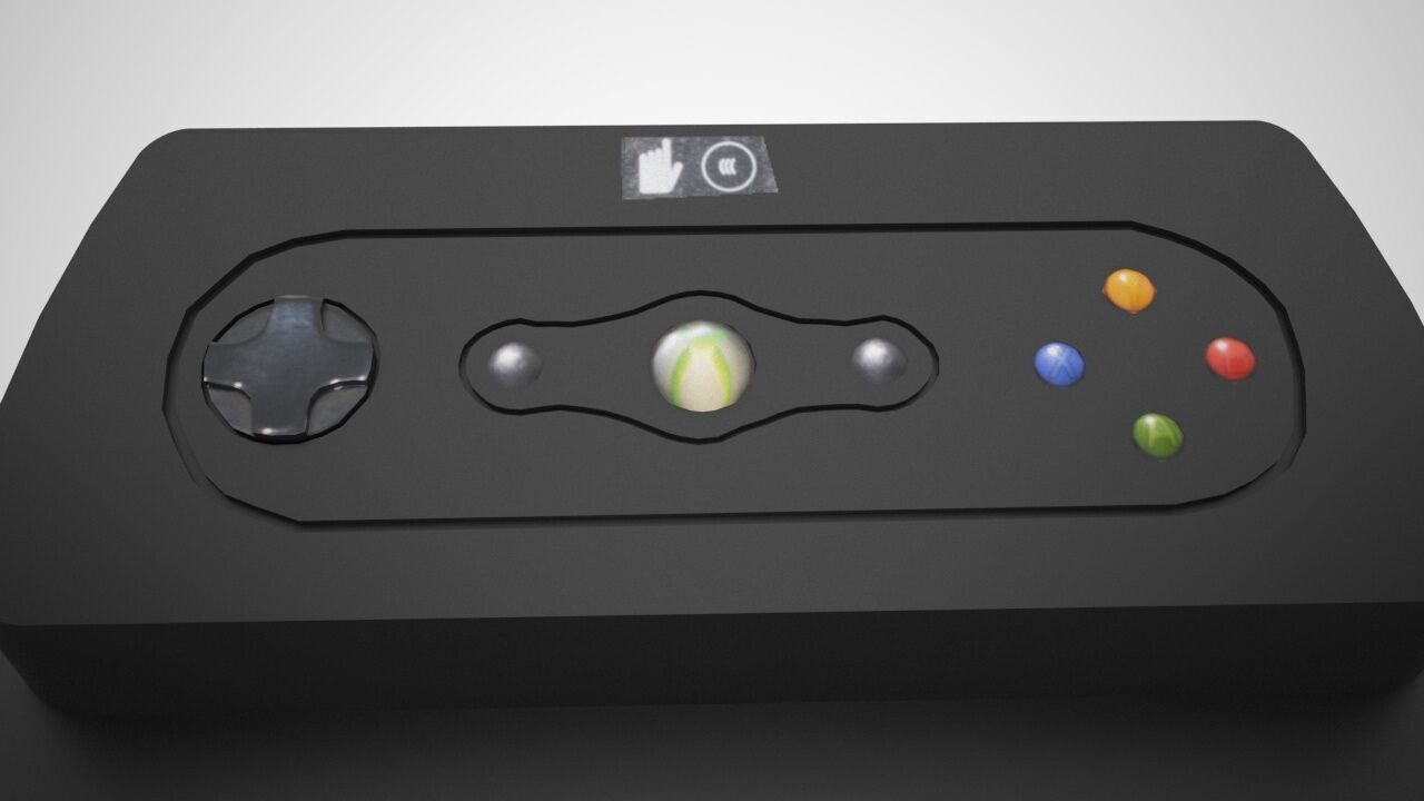 Rockband Drum - Xbox 360 game 3D model_4