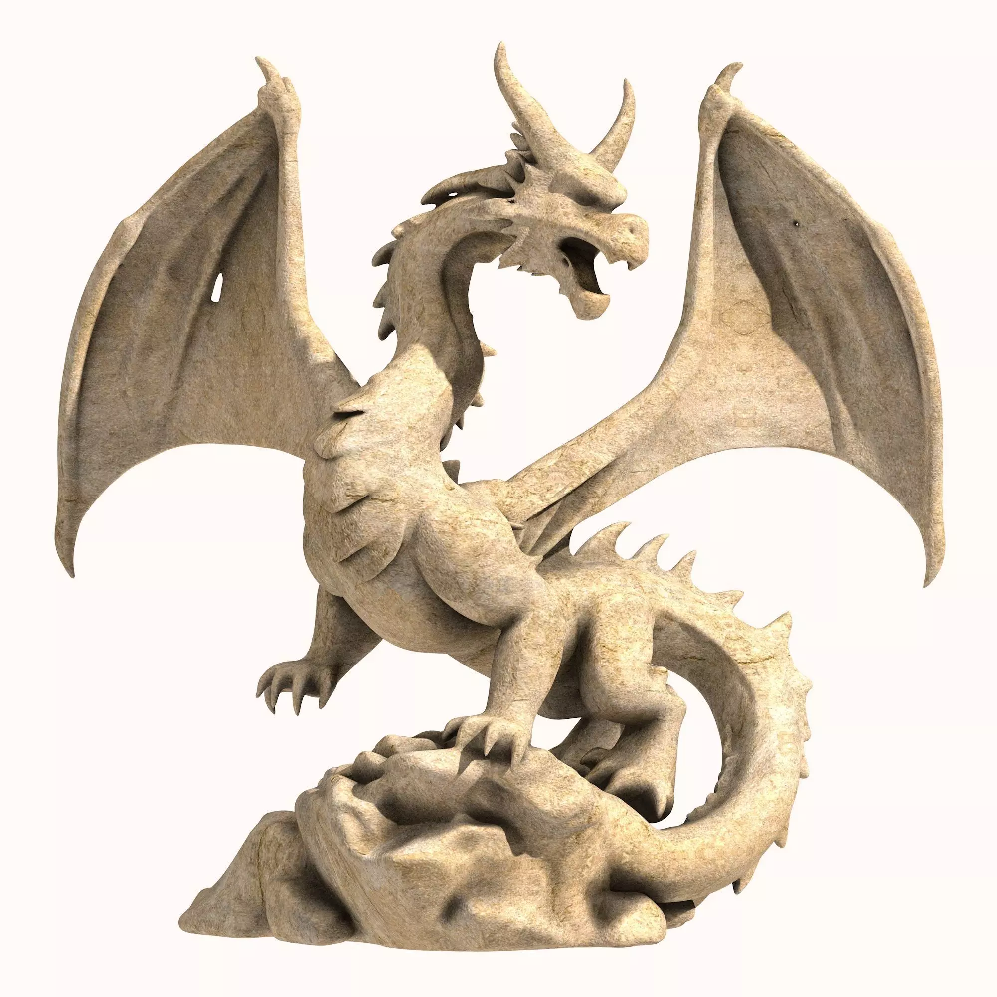 Dragon 3D print model_0