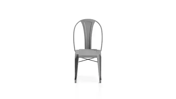 Lyle Metal Dining Chair 3D model