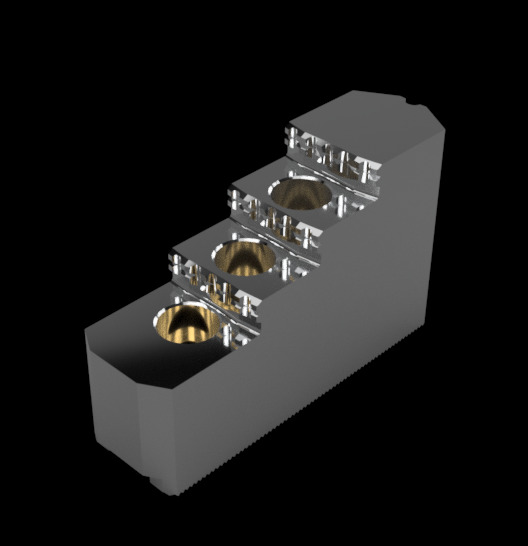 INDUSTRIAL-GRADE CNC LATHE JAWS FOR MORI SEIKI AL-2 3D model_3