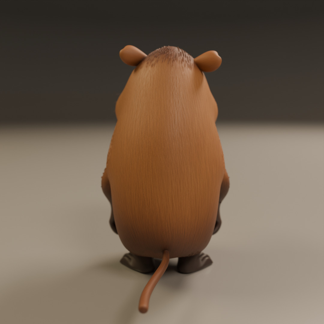 capybara 3D print model_3