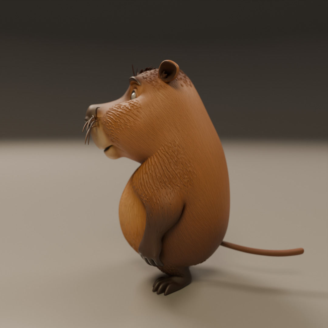 capybara 3D print model_2