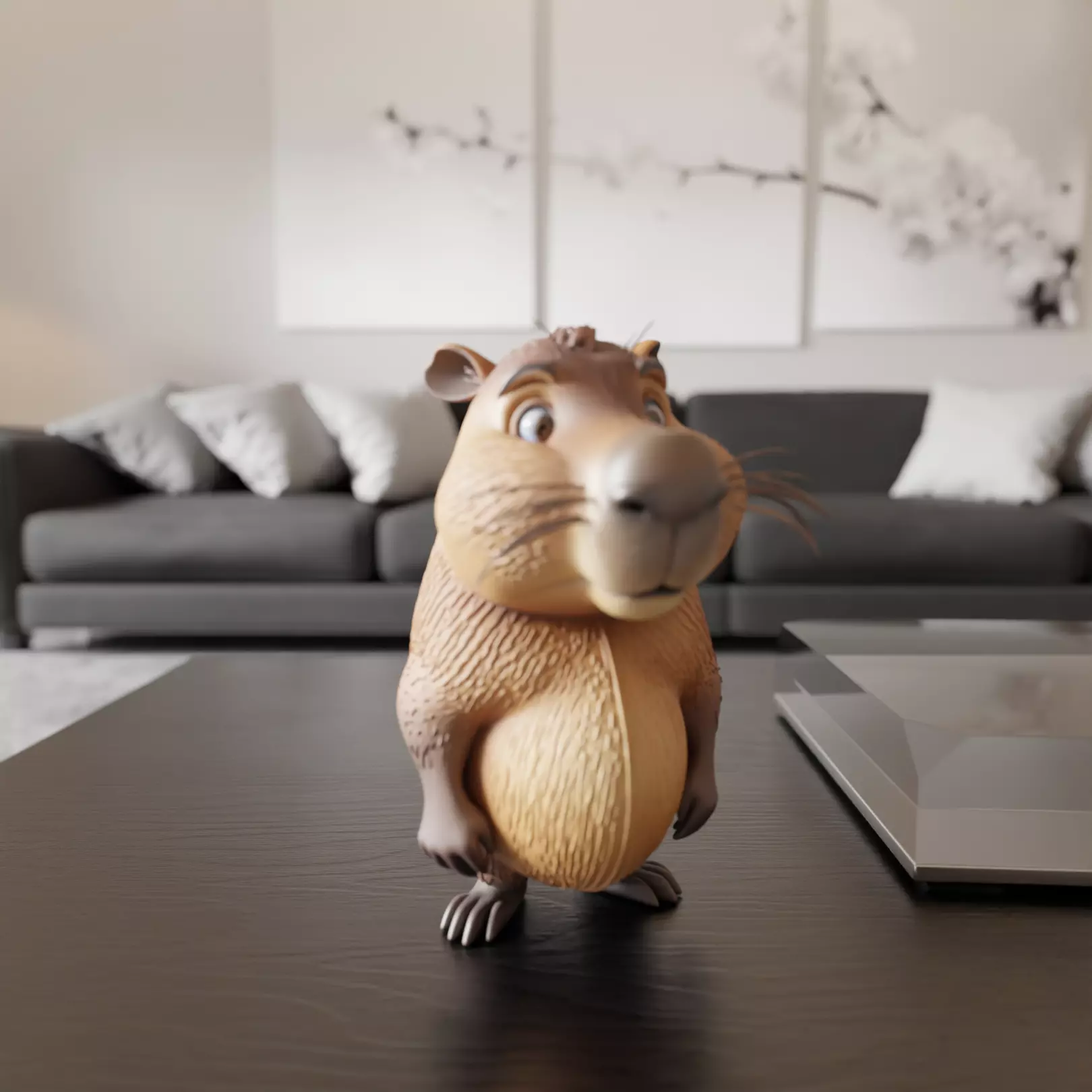capybara 3D print model_0