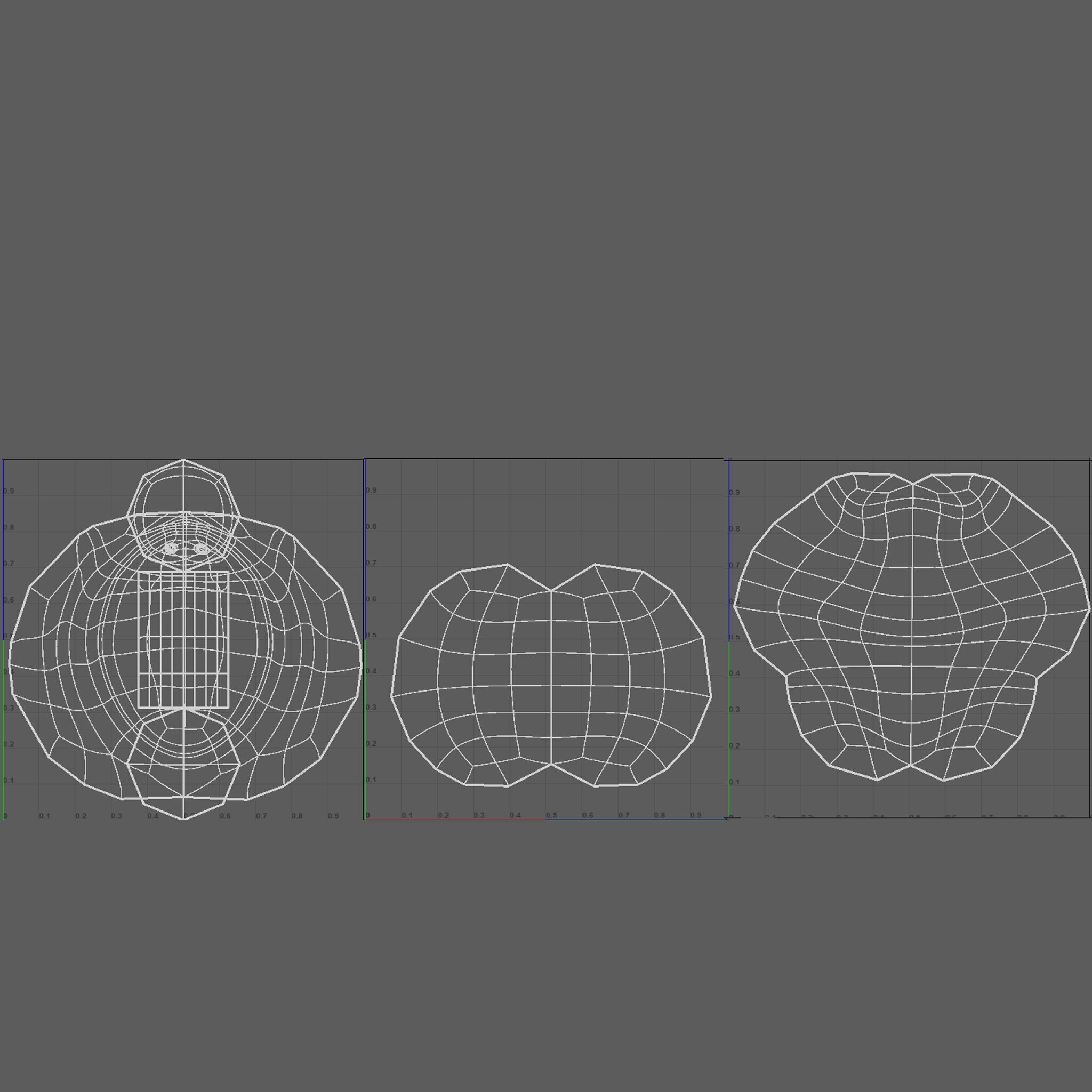 imazing spider Low-poly 3D model_8