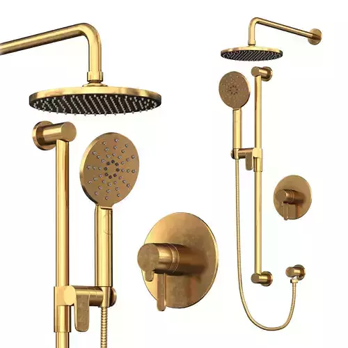 Nibi Shower Trim Kit 323 Brushed Gold