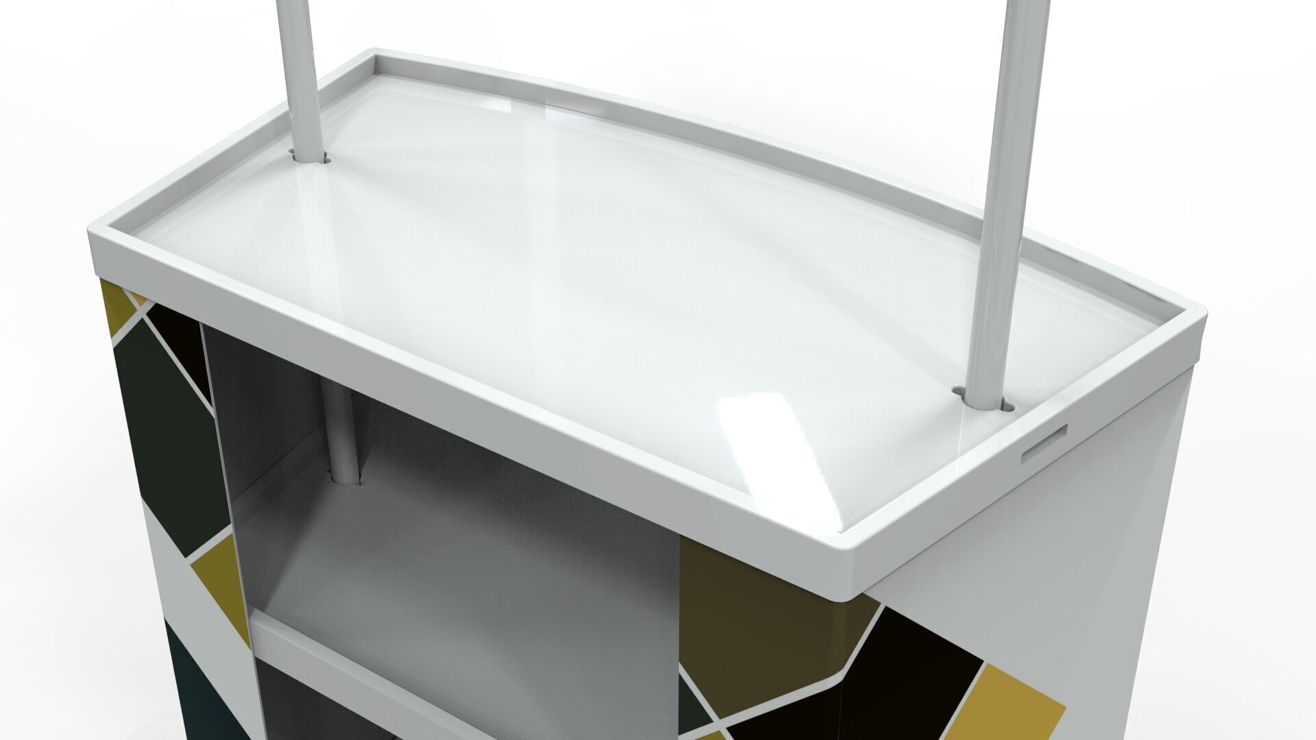 Promotional Counter Stand 3D model_5