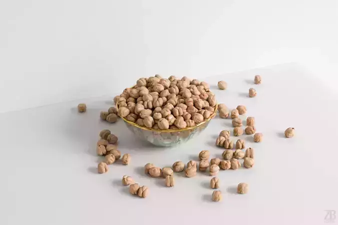Chickpea 3D model