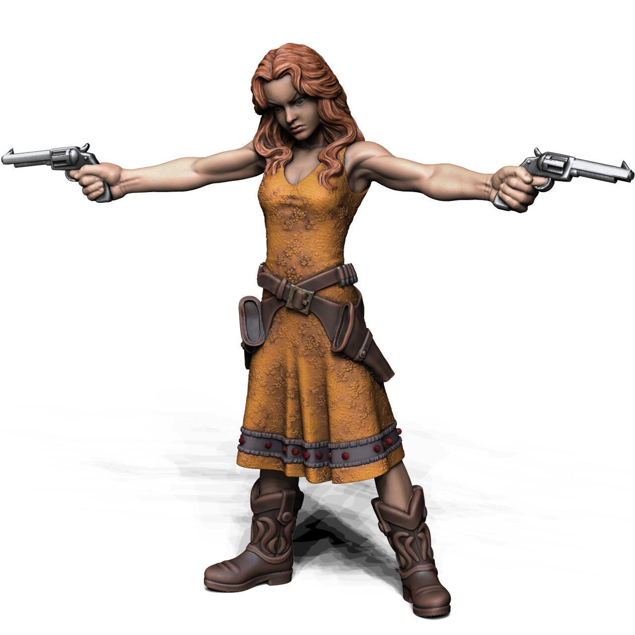 Brooke - Maverick Gunslinger 3D print model_1