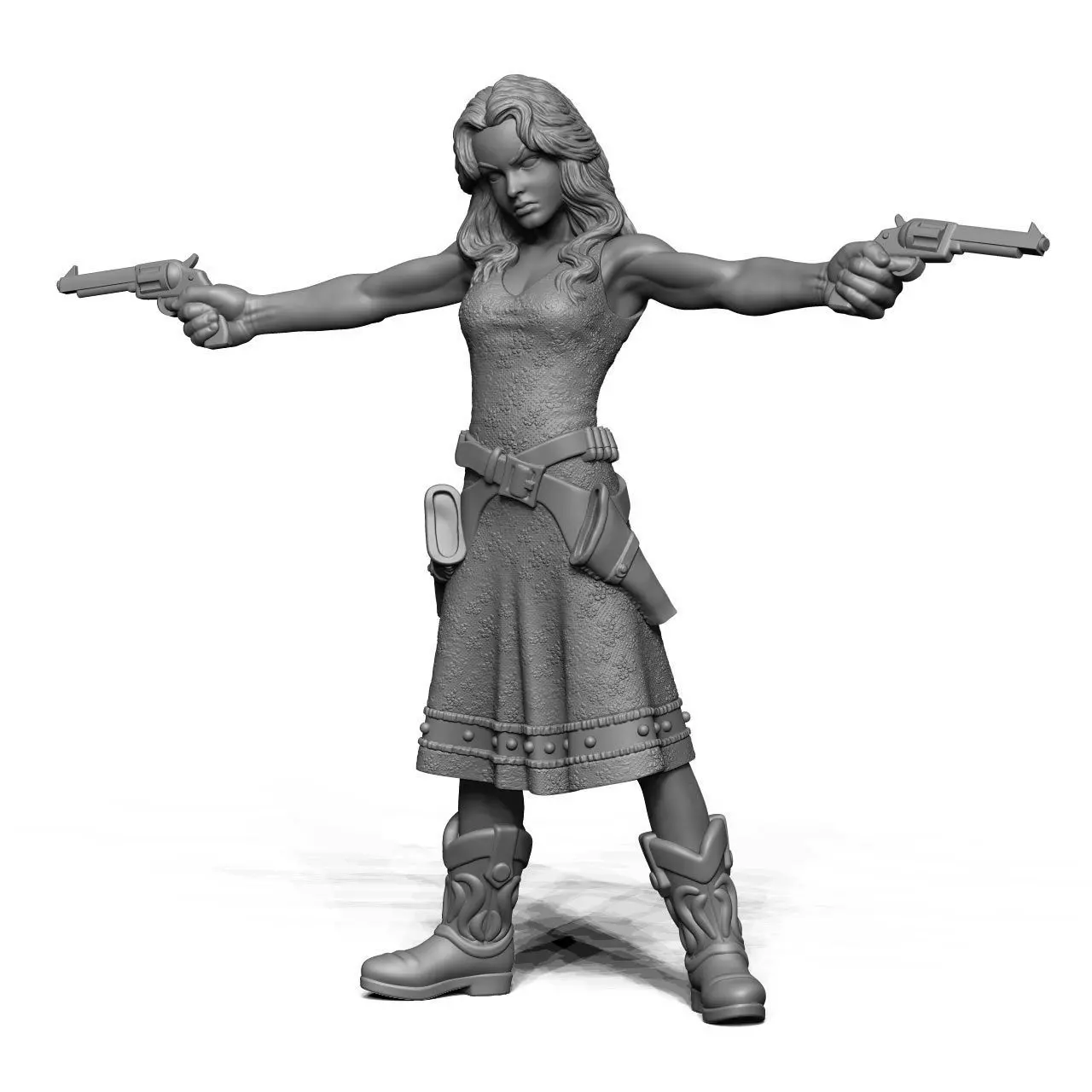 Brooke - Maverick Gunslinger 3D print model_0
