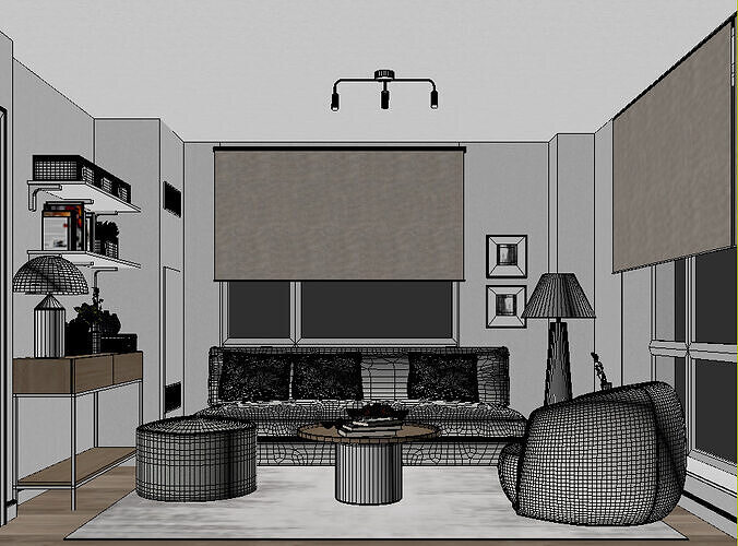 New York Apartment  3D model 2