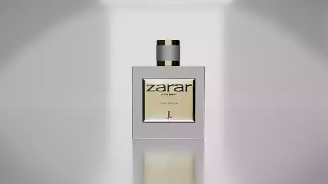 Zarar Perfume Bottle Special Low-poly 3D model