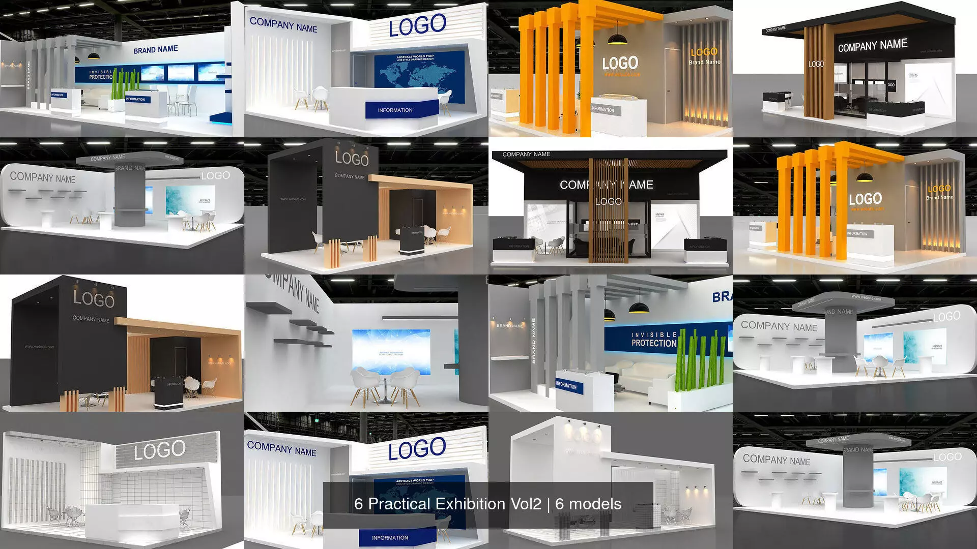 6 Practical Exhibition Vol2 3D Model Collection_0