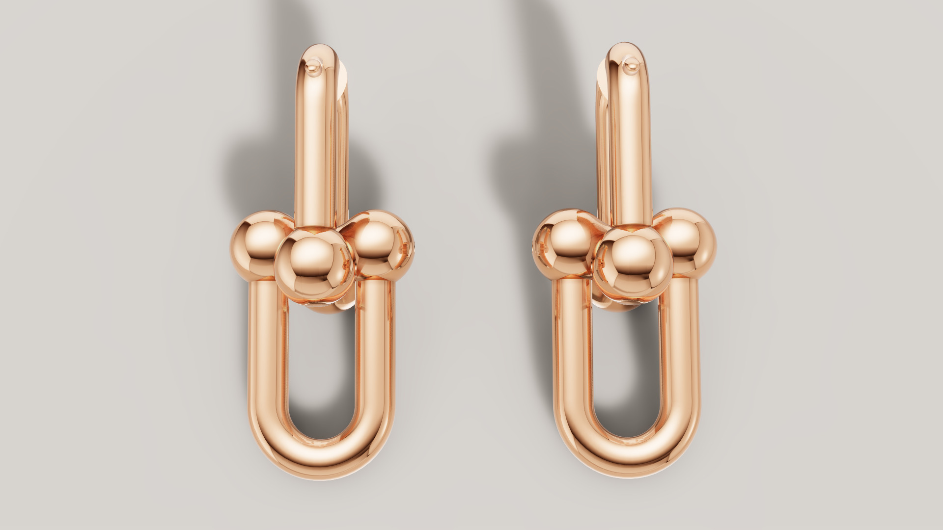 Earrings Tiffany 3D print model C89 3D print model_28