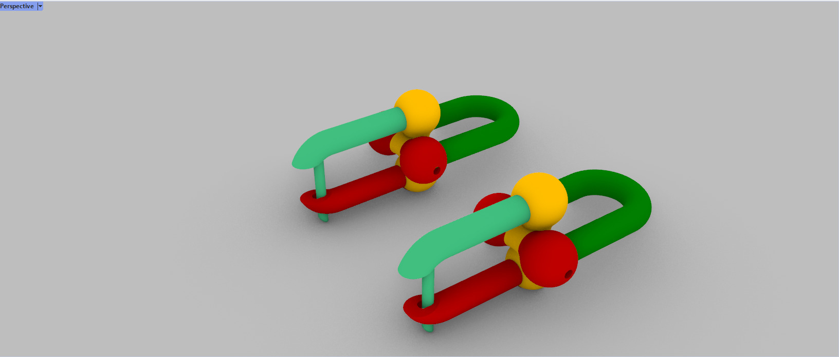 Earrings Tiffany 3D print model C89 3D print model_38