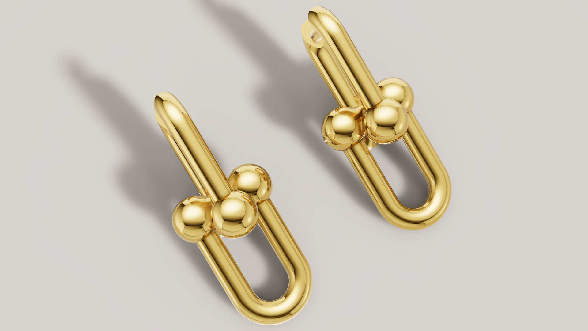 Earrings Tiffany 3D print model C89 3D print model_4