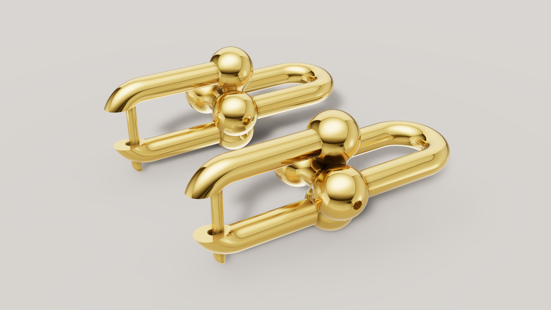 Earrings Tiffany 3D print model C89 3D print model_7