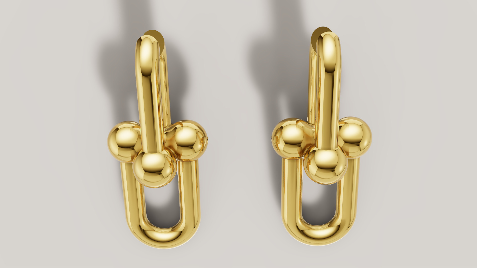 Earrings Tiffany 3D print model C89 3D print model_5