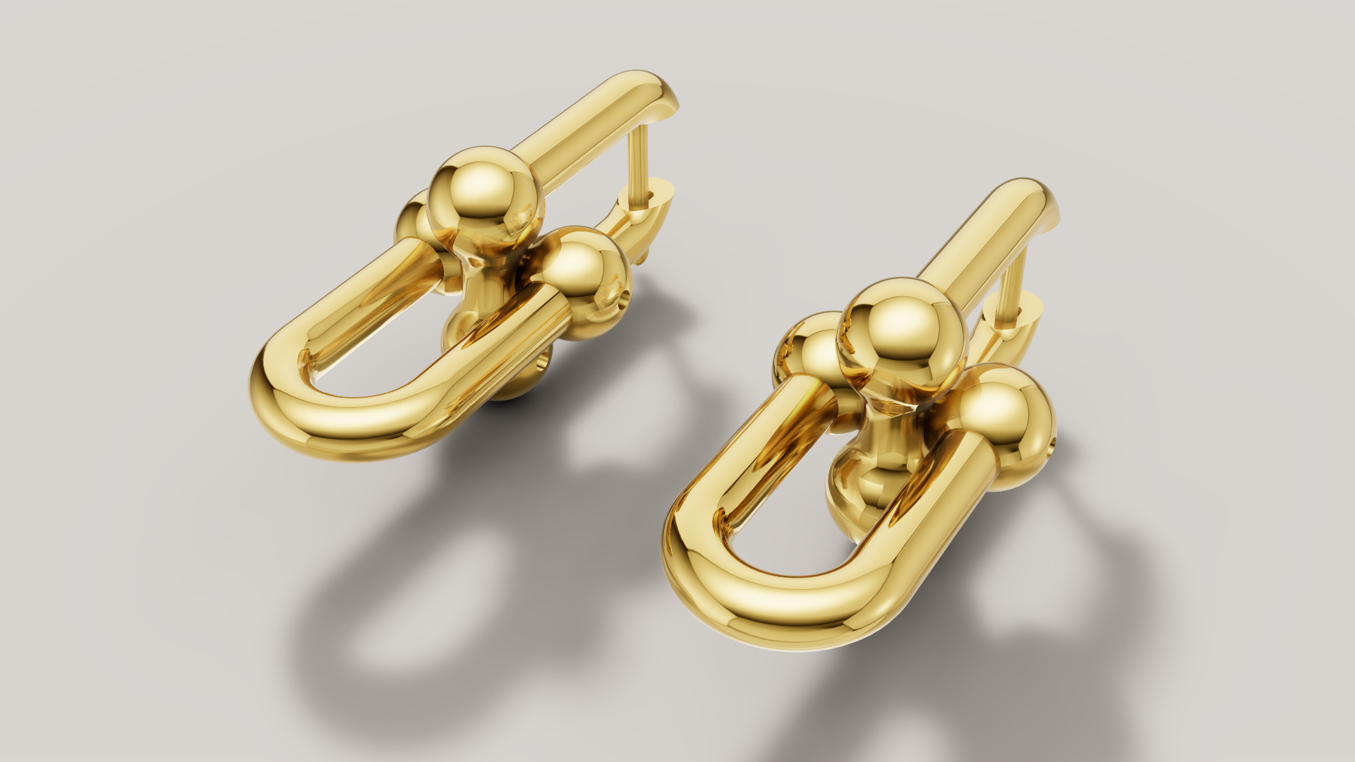 Earrings Tiffany 3D print model C89 3D print model_1