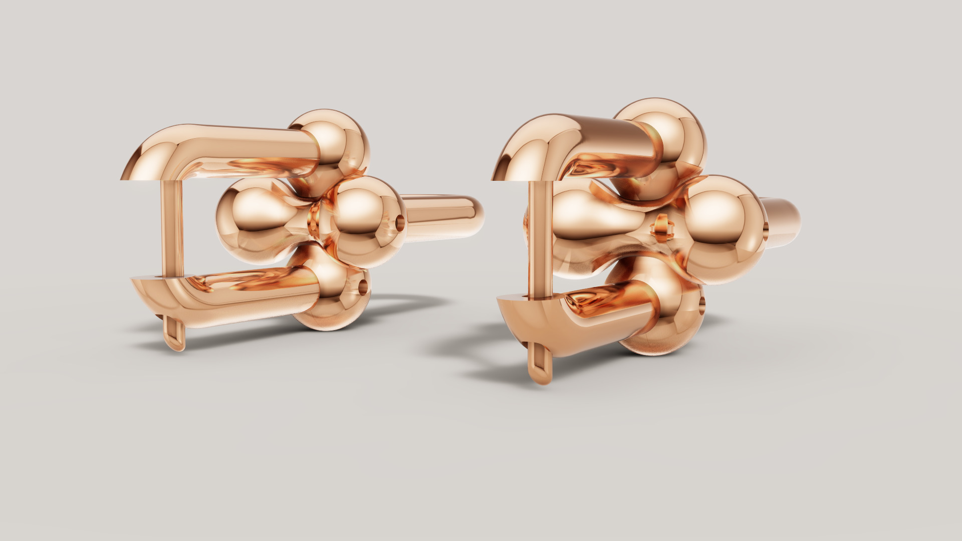 Earrings Tiffany 3D print model C89 3D print model_29