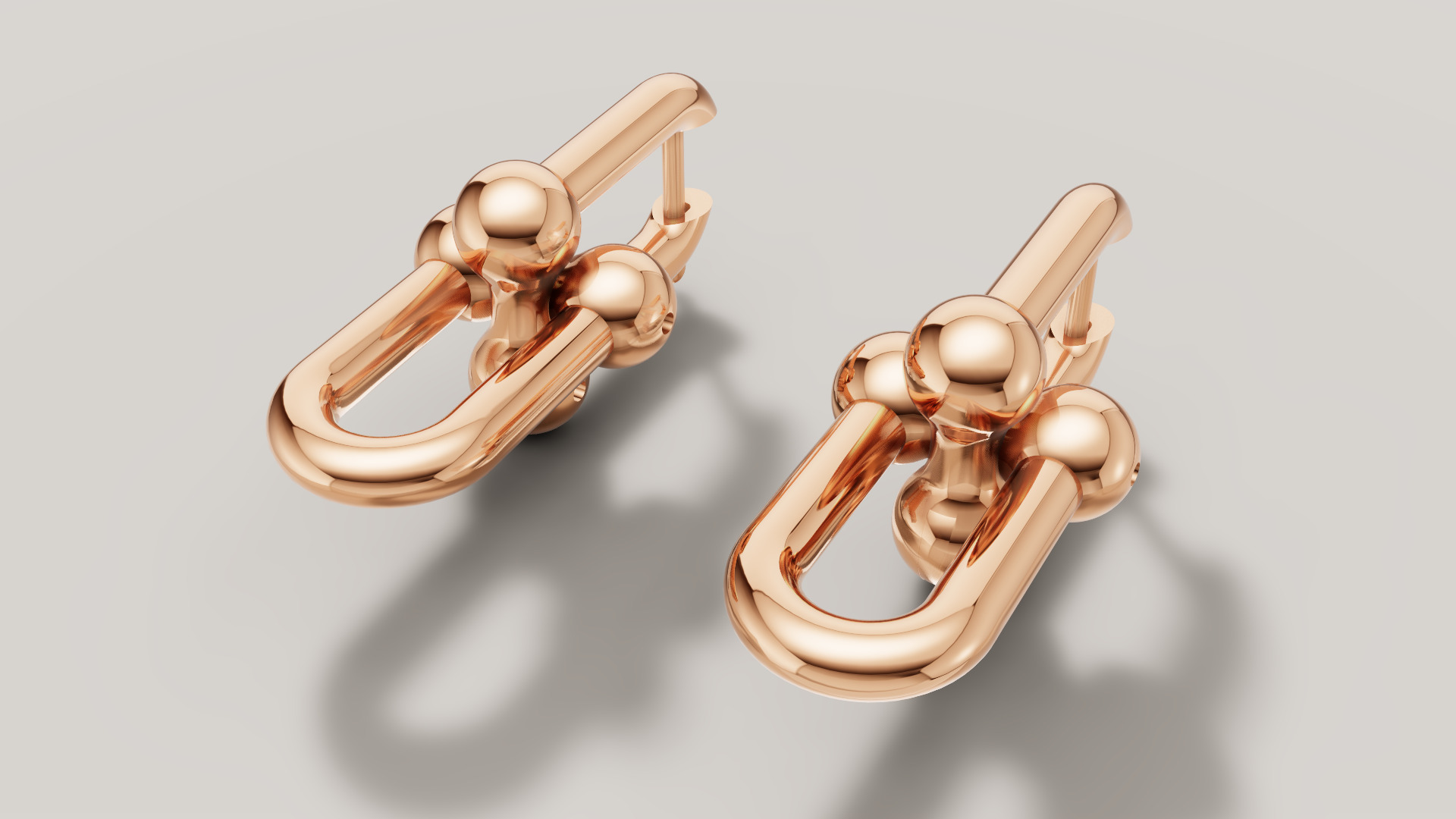 Earrings Tiffany 3D print model C89 3D print model_26