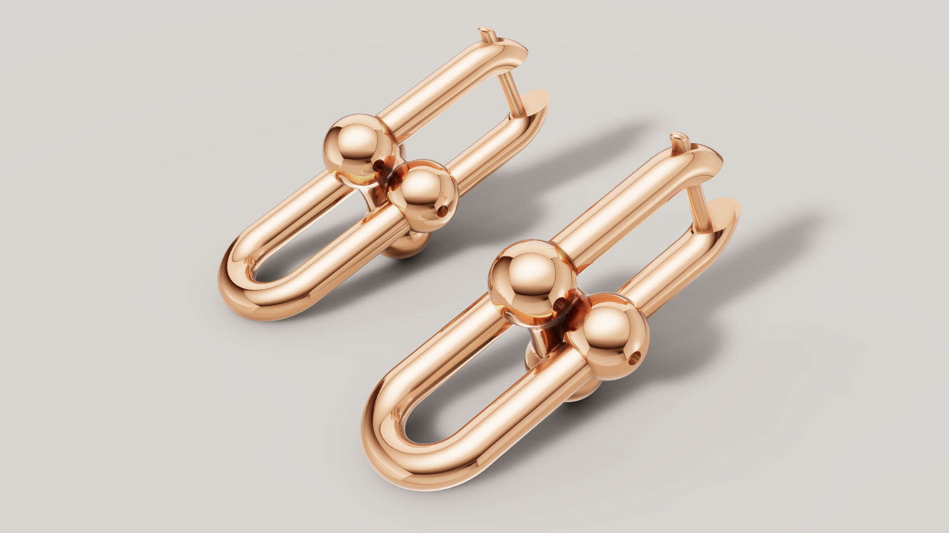 Earrings Tiffany 3D print model C89 3D print model_30