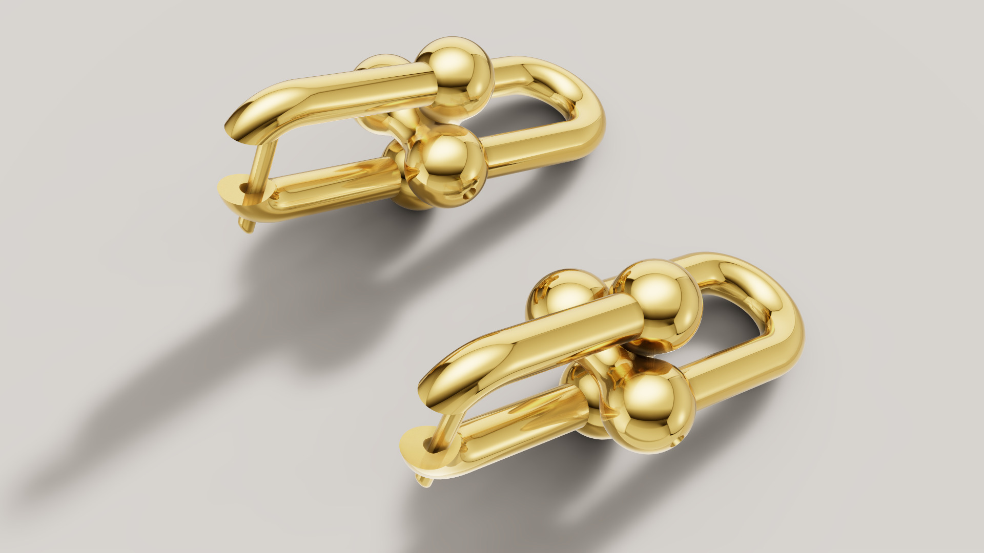 Earrings Tiffany 3D print model C89 3D print model_9