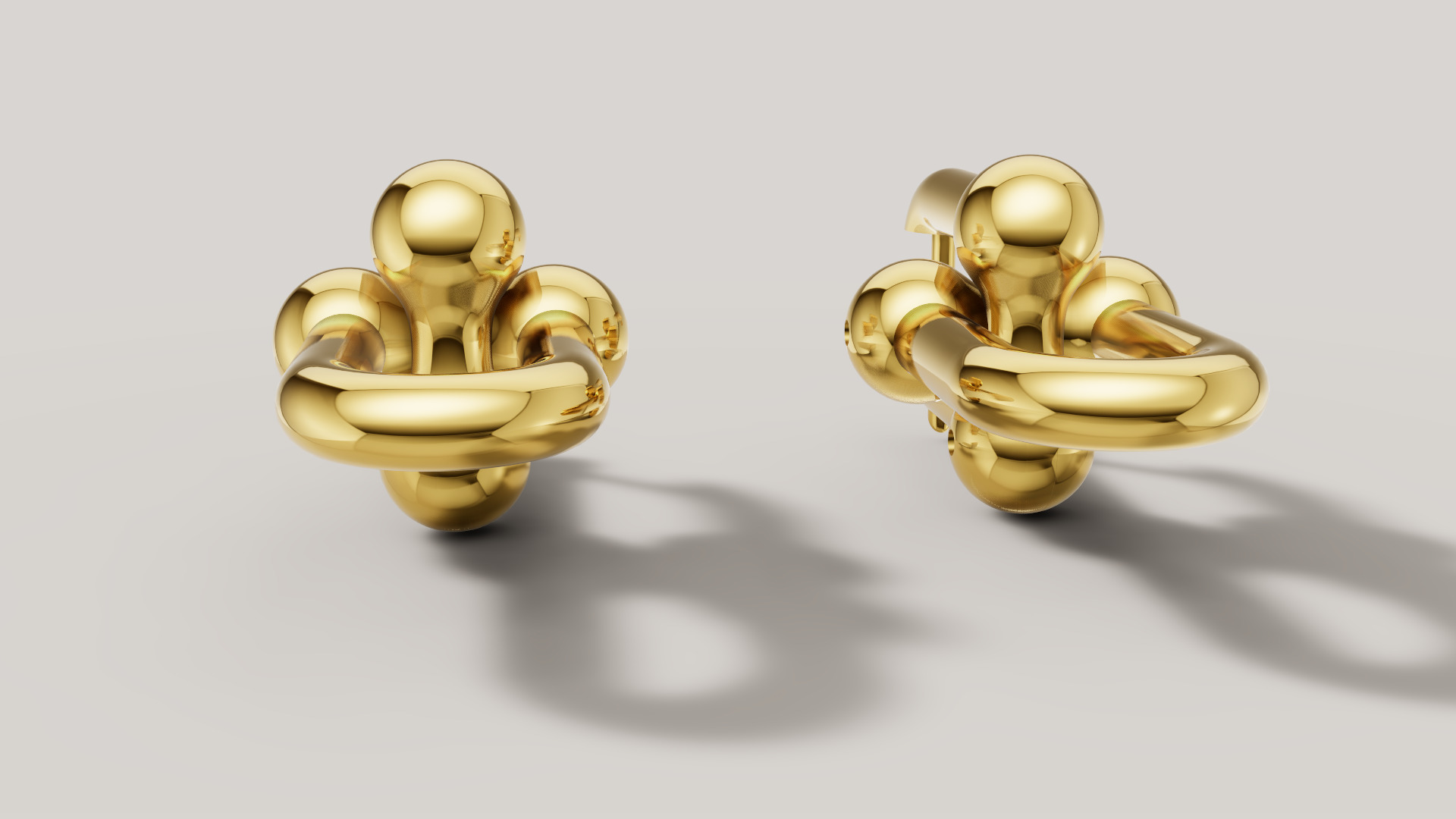 Earrings Tiffany 3D print model C89 3D print model_11