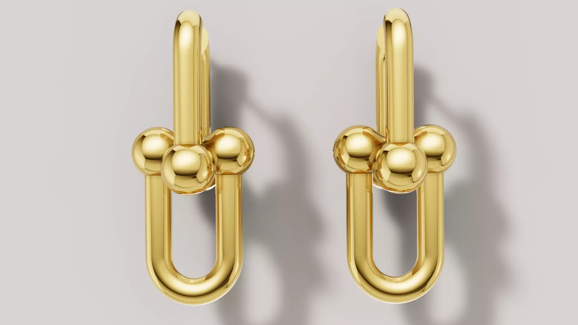 Earrings Tiffany 3D print model C89 3D print model_0