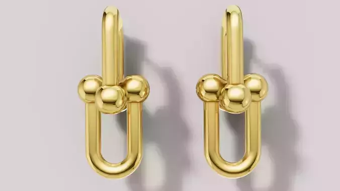 Earrings Tiffany 3D print model C89