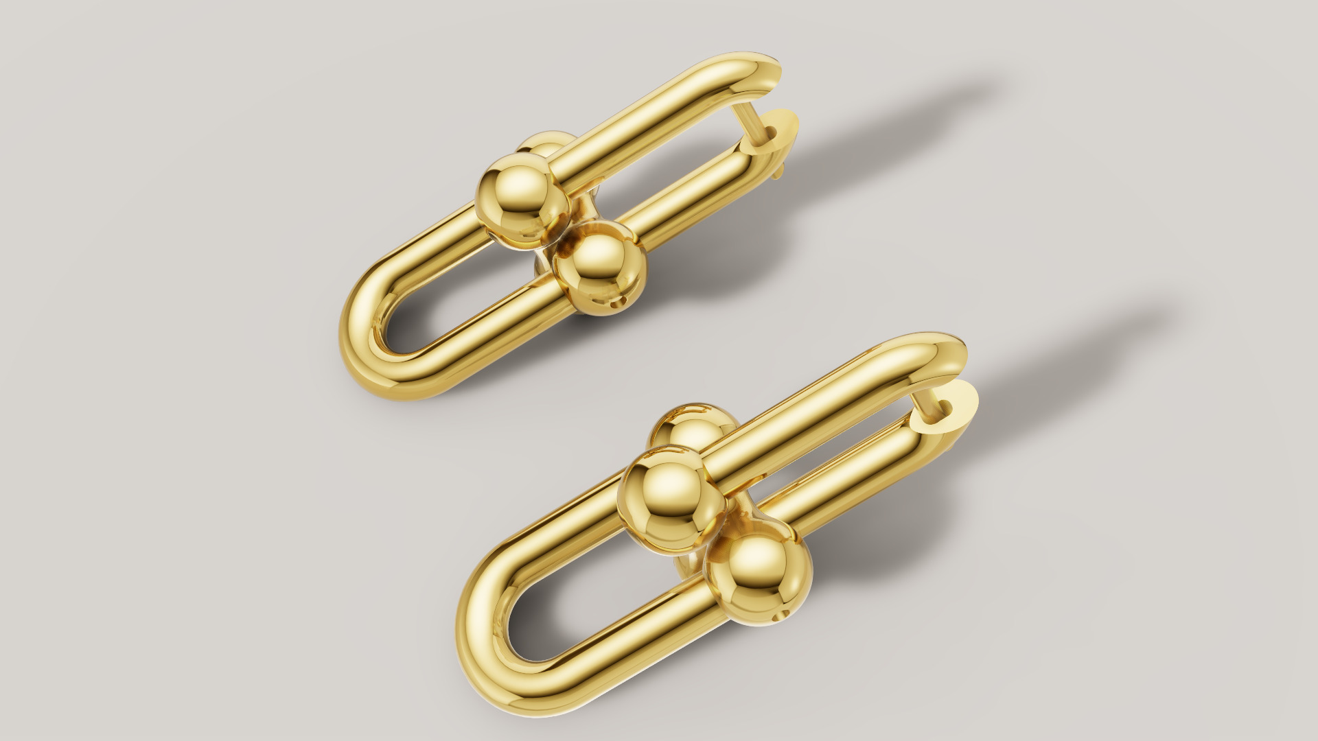 Earrings Tiffany 3D print model C89 3D print model_6