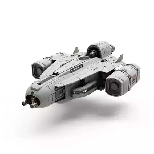 scifi spaceship model 1