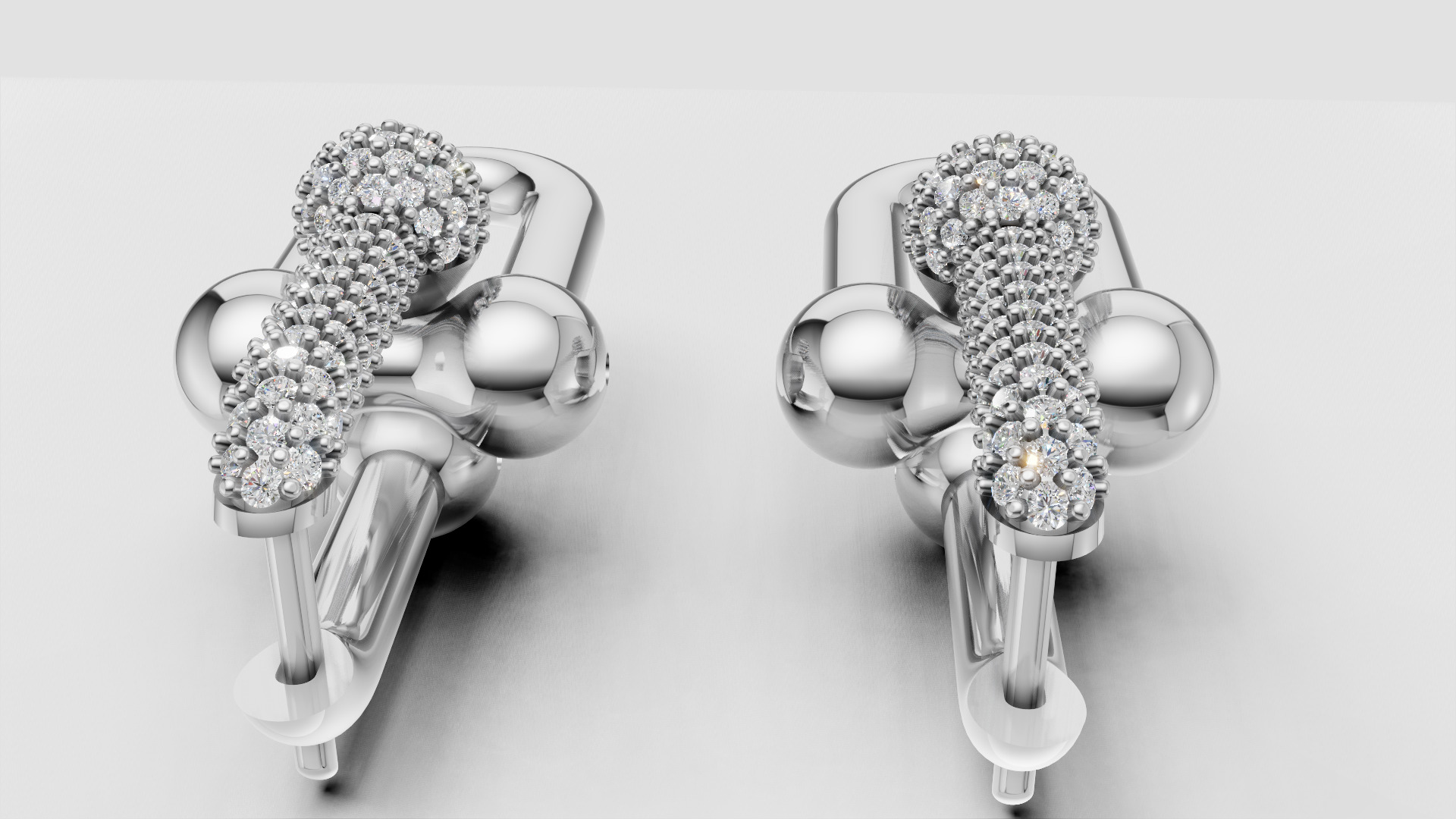 Earrings Tiffany 3D print model C90 3D print model_23