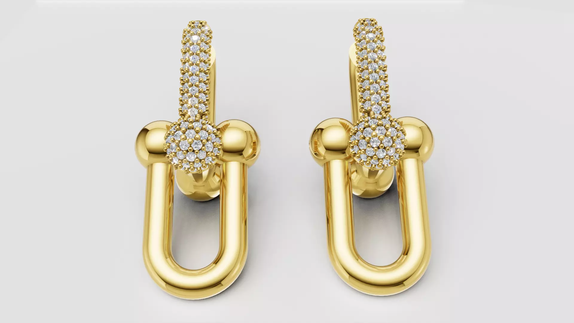 Earrings Tiffany 3D print model C90 3D print model_0