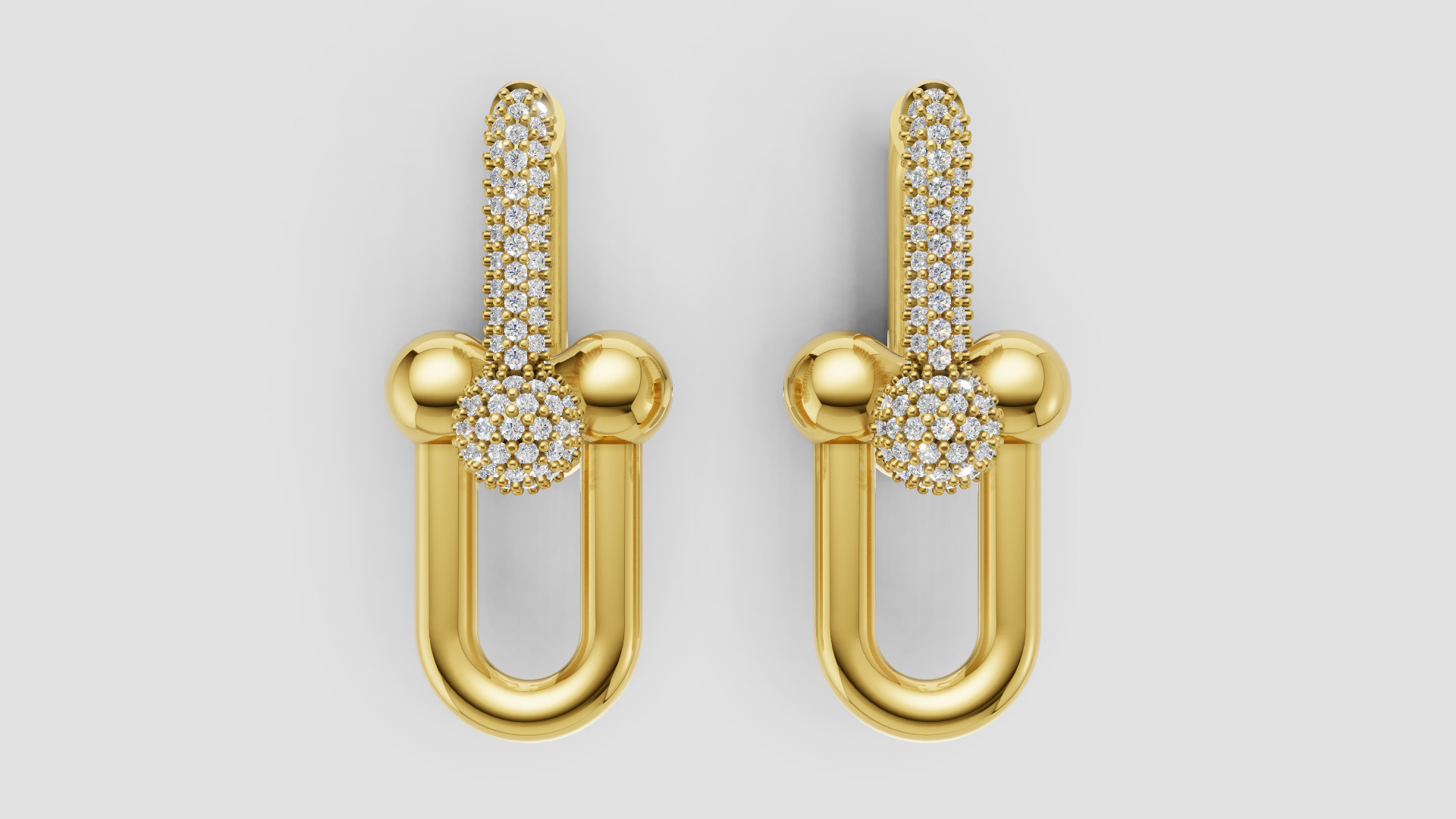 Earrings Tiffany 3D print model C90 3D print model_1