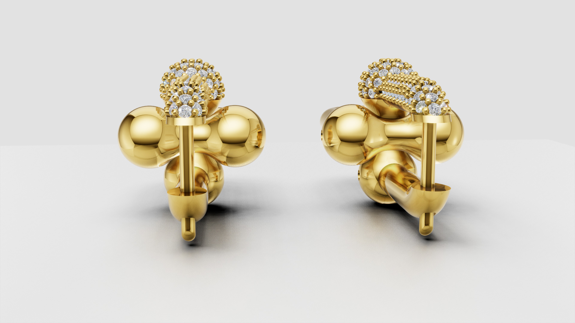 Earrings Tiffany 3D print model C90 3D print model_6