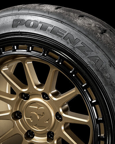 Bridgestone Potenza RE71 RS 255 40 ZR17 3D model 4