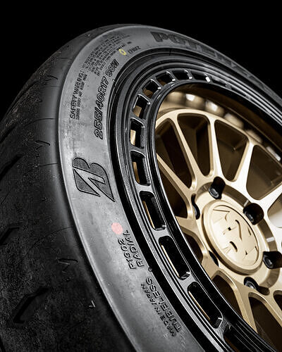 Bridgestone Potenza RE71 RS 255 40 ZR17 3D model 2