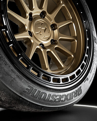 Bridgestone Potenza RE71 RS 255 40 ZR17 3D model 5