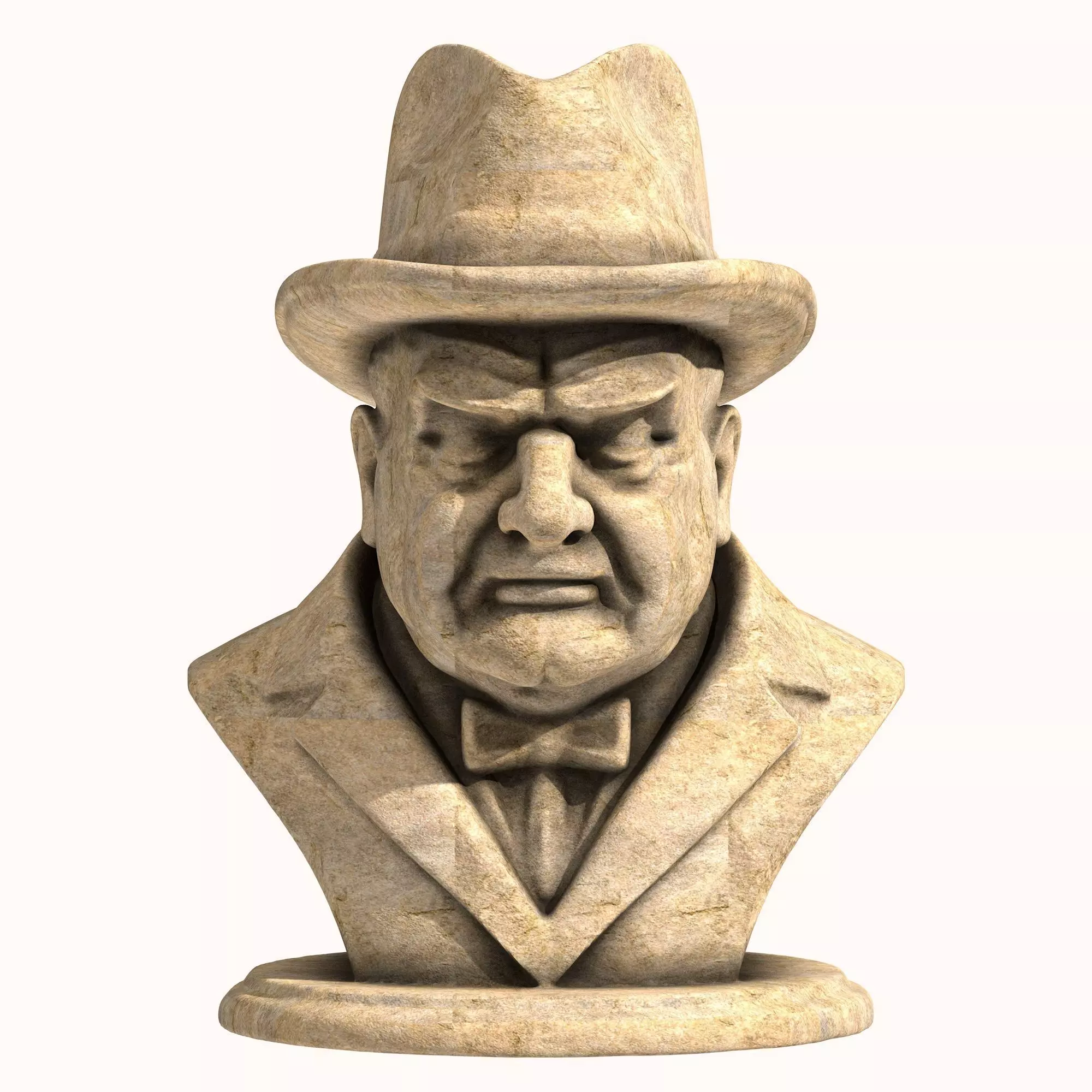Winston Churchill Bust 3D print model