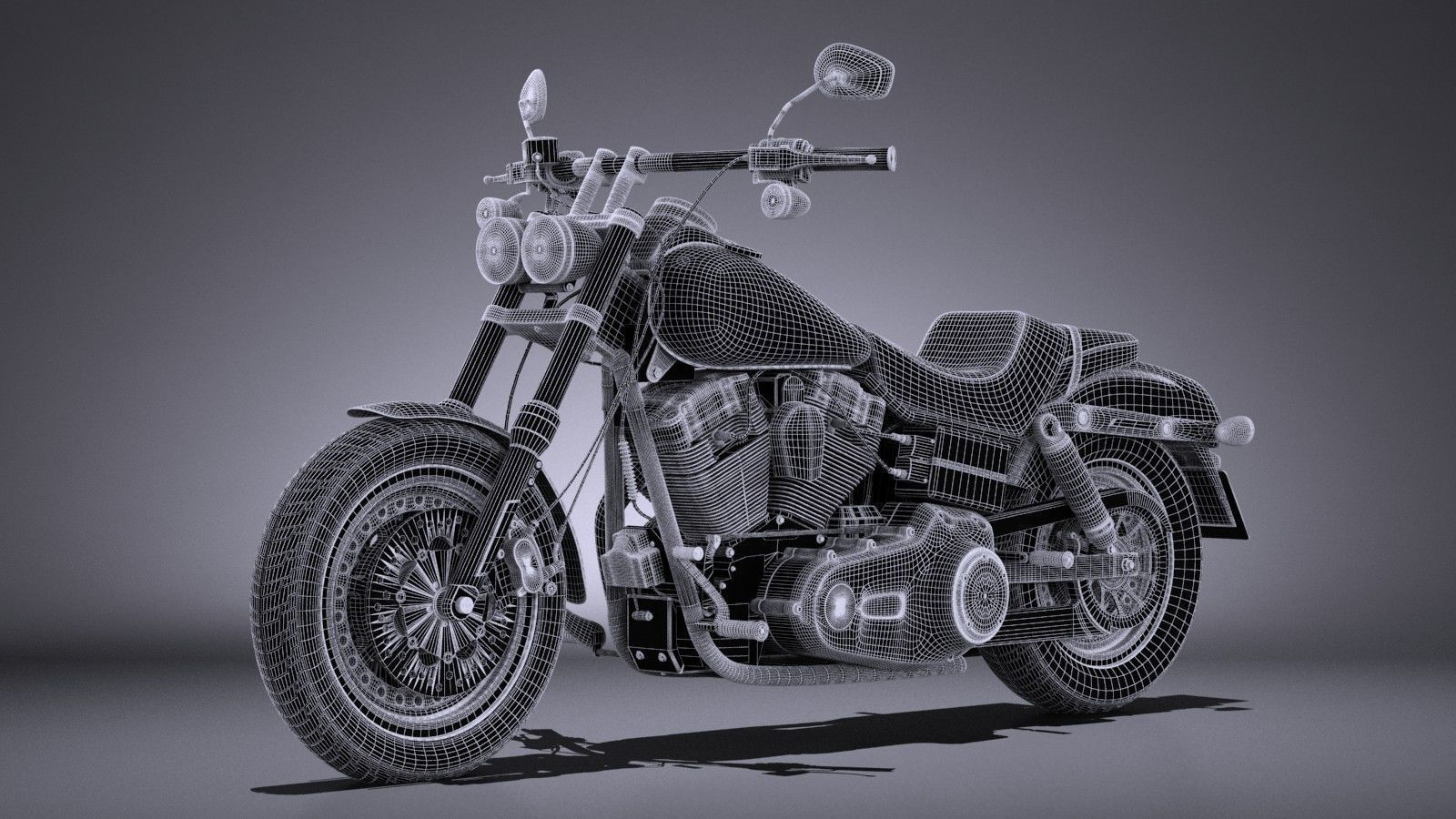 Harley-Davidson Fatbob 2016 3D model_12